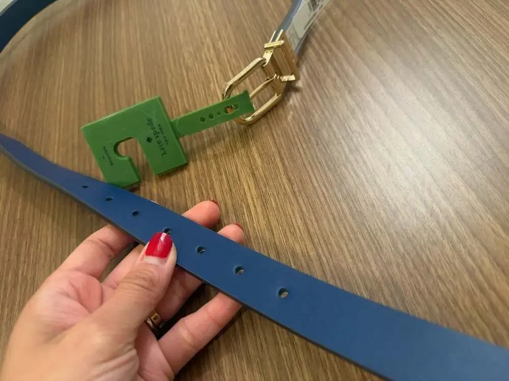 Kate Spade New York Twist Reversible Belt Size L